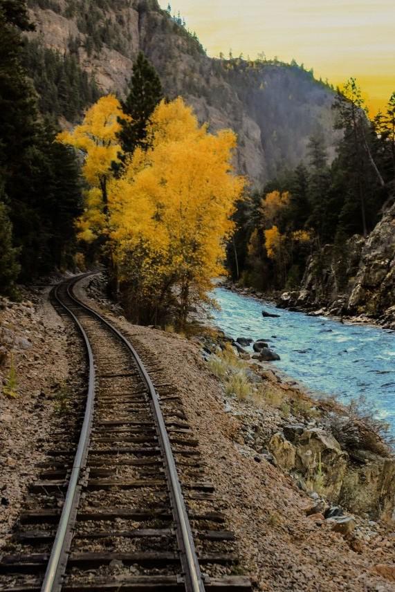 Узкоколейка в горах