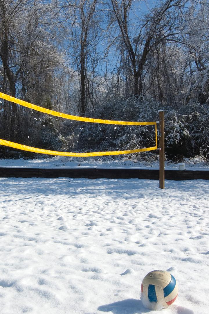 Волейбол на снегу. 1/4 финала. Женщины