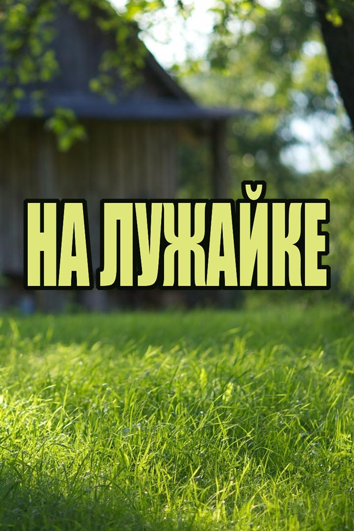 На лужайке