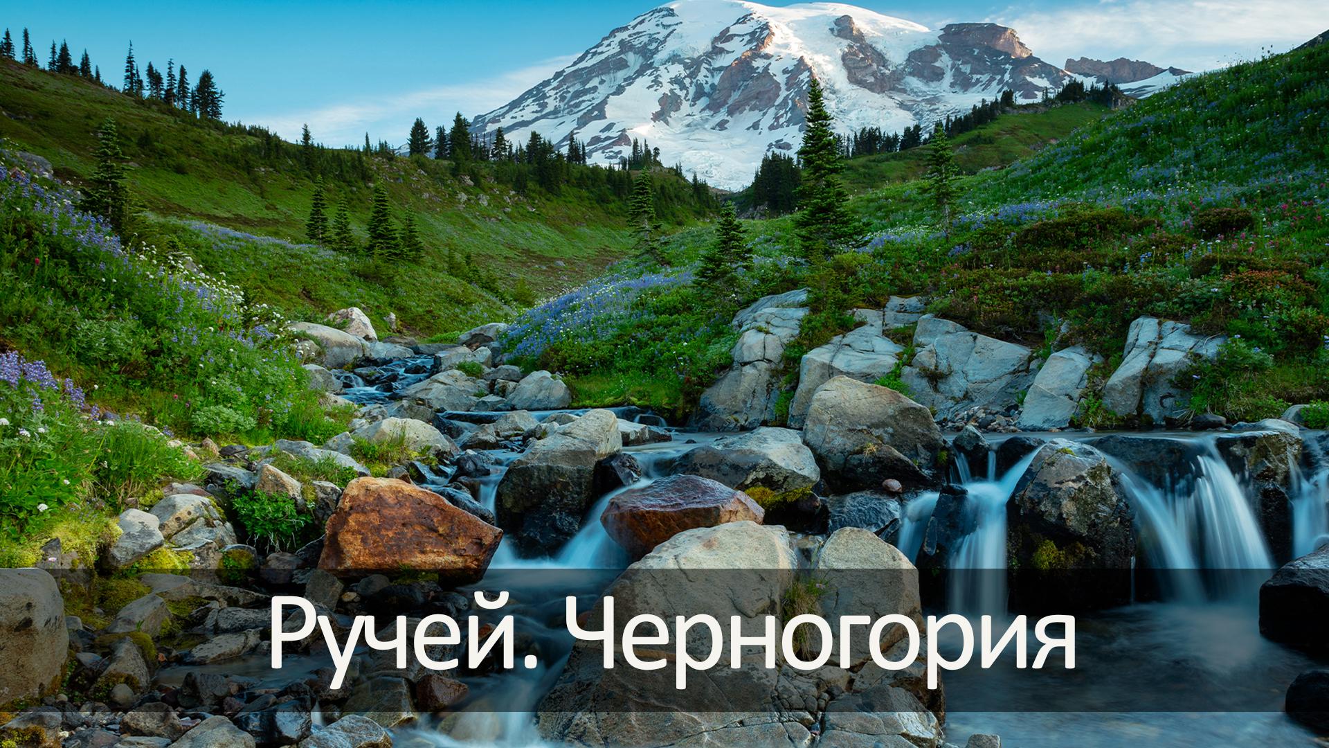 Ручей. Черногория